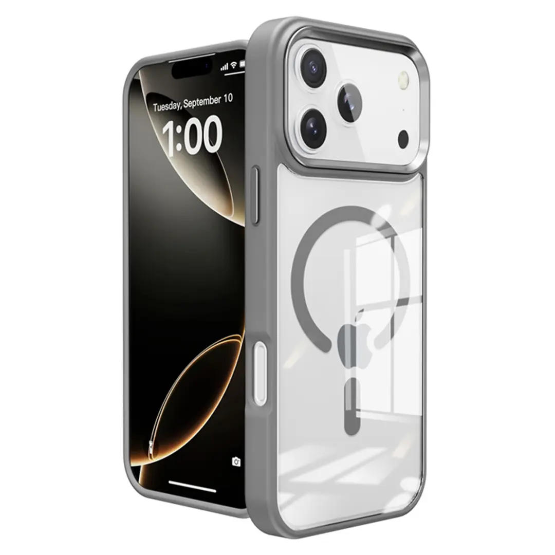 iPhone 17 Pro MagSafe Twotone Clear Case Gray